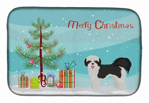 Dog Breed/Merry Christmas art Dish Drying Mat - S000213B001695P000580V000