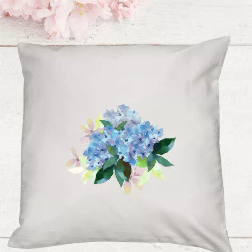 Hydrangea Pillow Cover Hydrangea Pillow Cover
