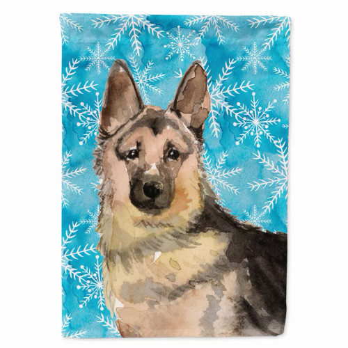 Winter/Dog Breed Flag Canvas House Size - BB9453CHF