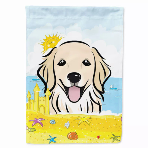 Summer Beach/Dog Breed Flag Canvas - BB2073CHF