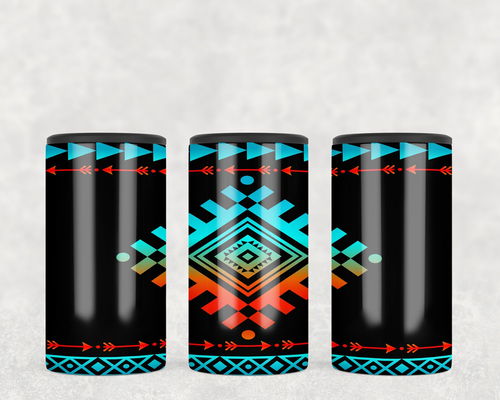 Neon Aztec  Steel can hugger - optional speaker