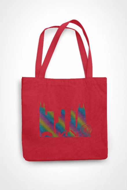 Chicago Skyline Tote Bag