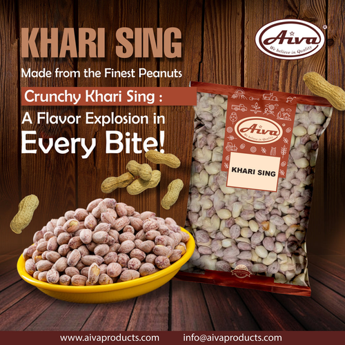 Aiva Khari Sing (Roasted and salted Peanuts with husk) 500gm Vacuum Pack Aiva Khari Sing (Roasted and salted Peanuts with husk) 500gm Vacuum Pack