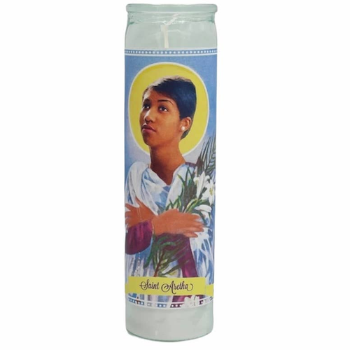 Aretha Franklin Devotional Prayer Saint Candle