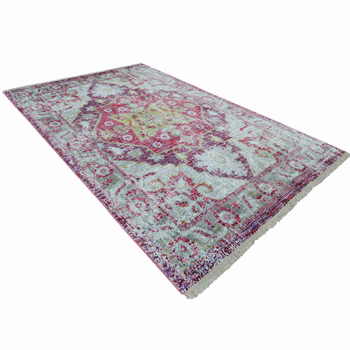 Rugsotic Carpets Machine Woven Crossweave Polyester Area Rug Oriental - S001733B002199P000127V147