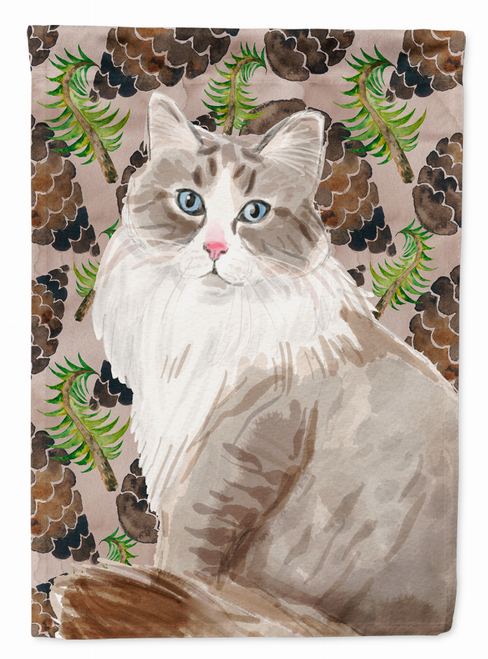 Siberian Pine Cones Flag Garden Size