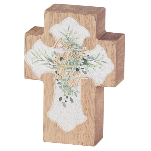 CROSS HOW GREAT THOU ART TABLETOP CROSS HOW GREAT THOU ART TABLETOP