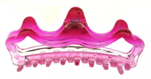 Open Bi Crystal Color Crown Hair Claw