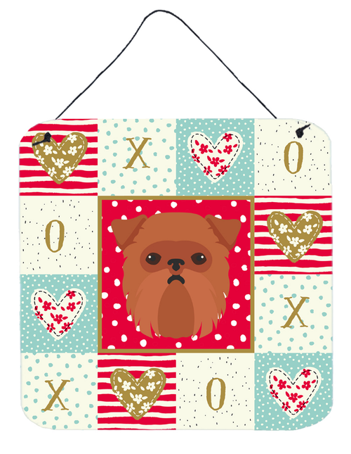 Brussels Griffon - Dog Face Wall or Door Hanging Prints