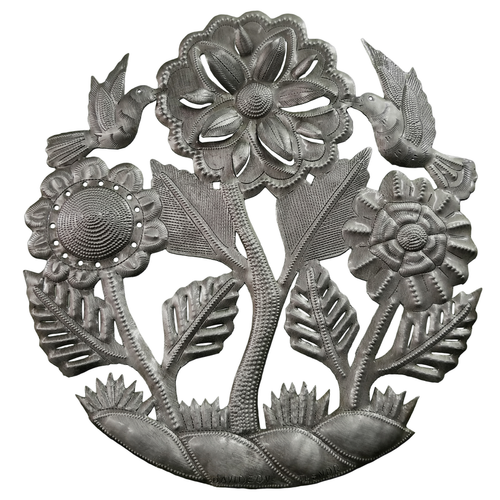3D Flower with 2 Birds