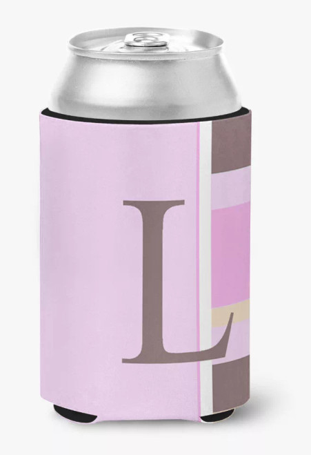 Monogram Letter Can or Bottle Hugger - CJ1005-LCC