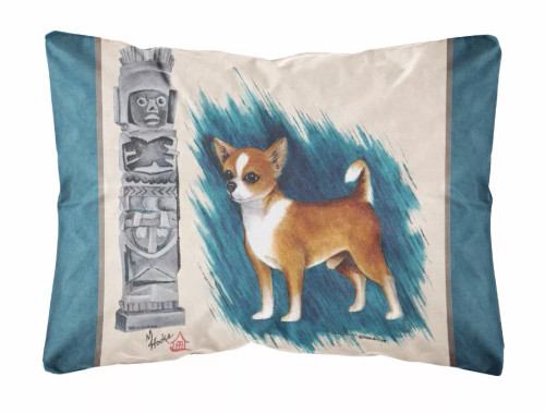 Dog Breed Painting Canvas Fabric Decorative Pillow - S000213B001695P053676V000