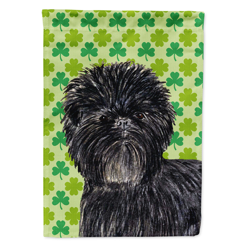 St. Patrick's Day Shamrock Dog Portrait Flag Garden Size - S000213B001695P120337V000