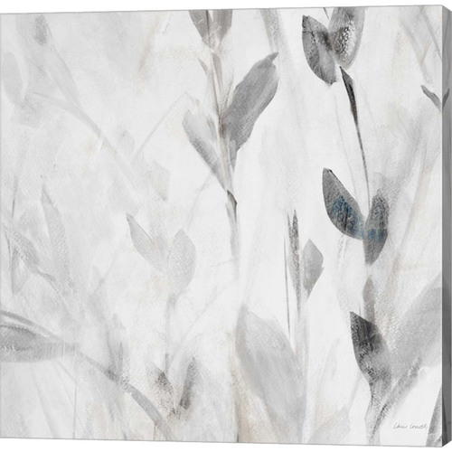 Gray Misty Leaves Square II by Lanie Loreth, Canvas Art - C1072027-0240000-AAAACMA