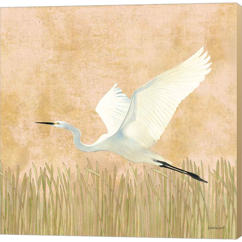 Egret Alighting II Flipped by Kathrine Lovell, Canvas Art - C1075533-0240000-8CCQAMA