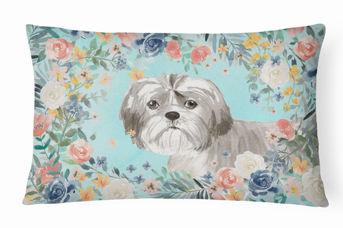 Dog Art Canvas Fabric Decorative Pillow - S000213B001695P001197V000
