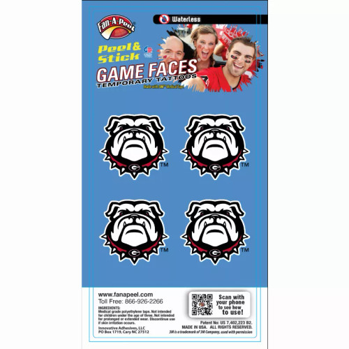 Waterless Peel & Stick Temporary Tattoos Fan-A-Peel / Gamesfaces - S001235B001967P000006V247