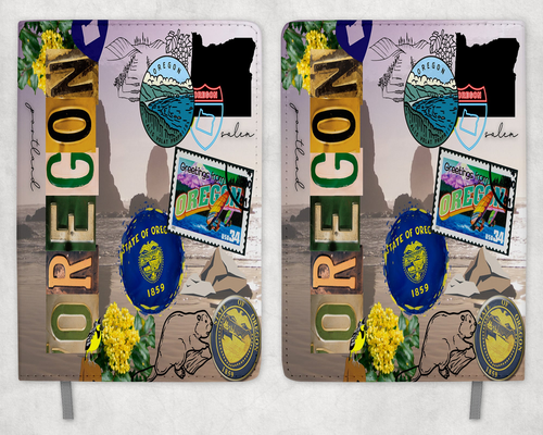 Oregon Printed 8 Inch  A-5 Journal - 2591-5243