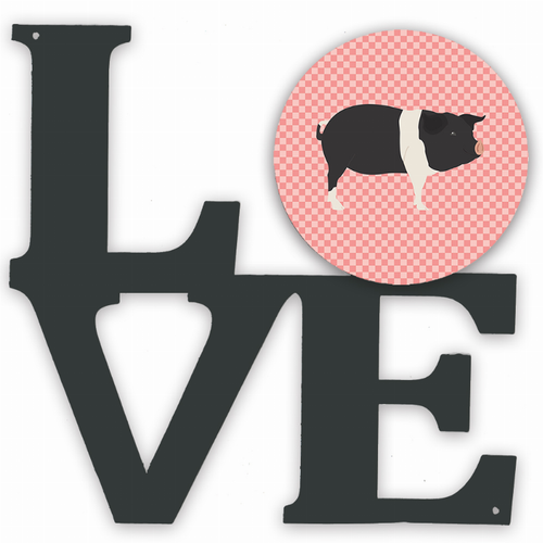Animal Profile Artwork Metal LOVE Wall Decor - BB7939WALV