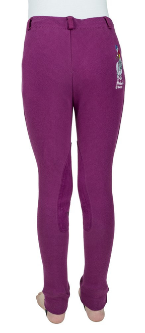 TuffRider Children's Thelwell Sweep Embroidered Pull-On Knee Patch Jods - 100107-1657-14