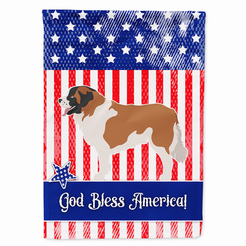 Dog Print American Flag Garden Size - S000213B001695P097142V000