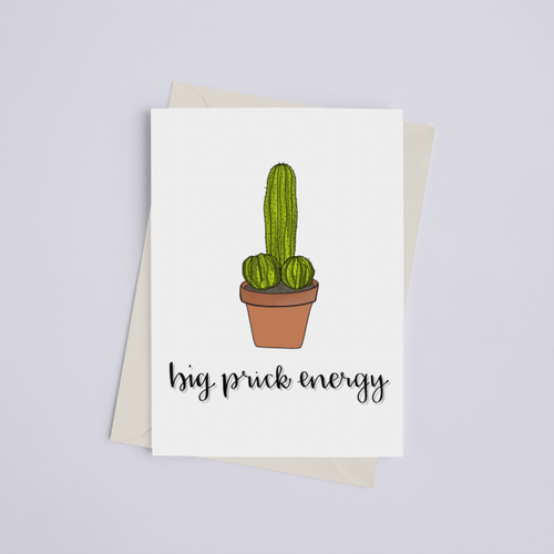 Big Prick Energy - Greeting Card - 149901227