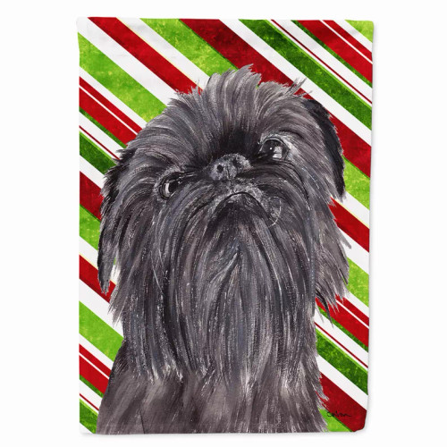 Candy Cane Holiday Christmas Dog Flag Garden Size - S000213B001695P037722V000