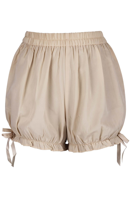 Beige Cotton Bloomers