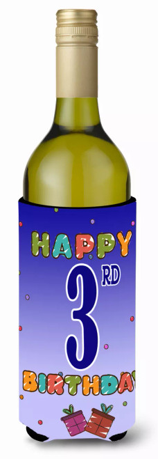 Happy Birthday Wine Bottle Hugger - CJ1094LITERK