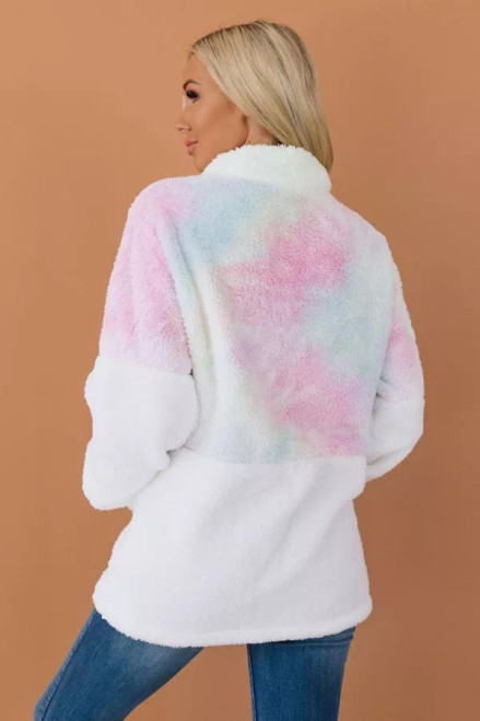 Out for a Stroll Tie Dye Fuffy Pullover - S000742B001640P002246V007