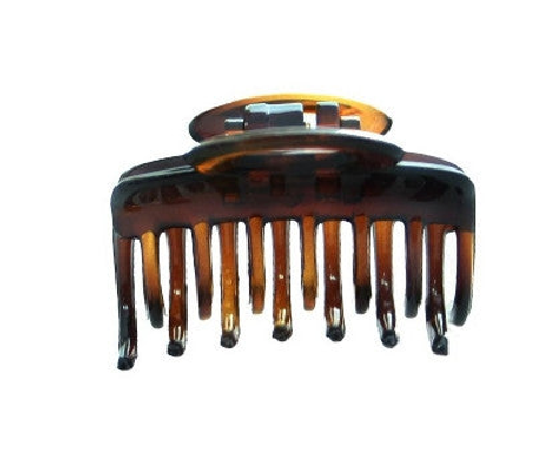 Patent Hair Claw Assorted Teeth Tortoise Shell - 720-08