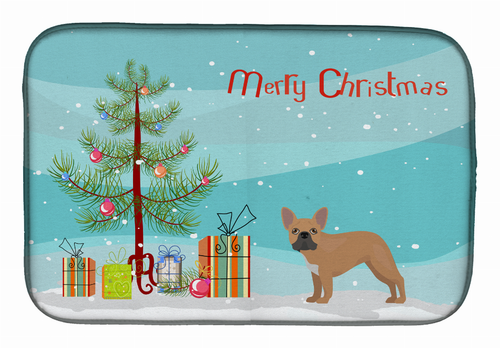 Dog Breed/Merry Christmas art Dish Drying Mat - CK3455DDM