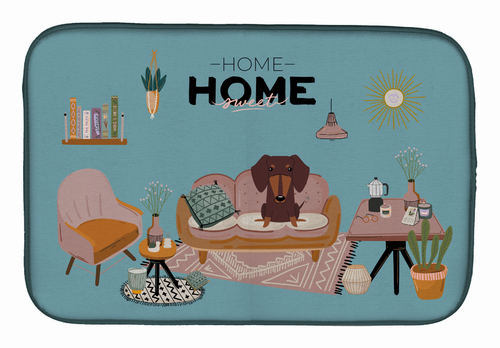 Dog in Sweet Home Dish Drying Mat - CK7976DDM