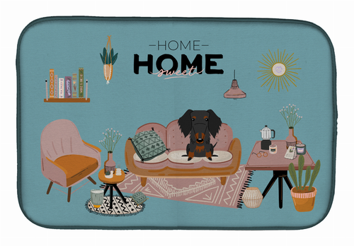Dog in Sweet Home Dish Drying Mat - CK7972DDM