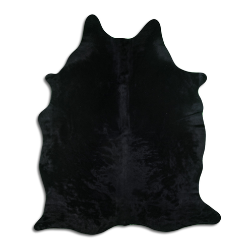DYED HAIR ON COWHIDE DYED BLACK - CPTBLACK2A-00111027