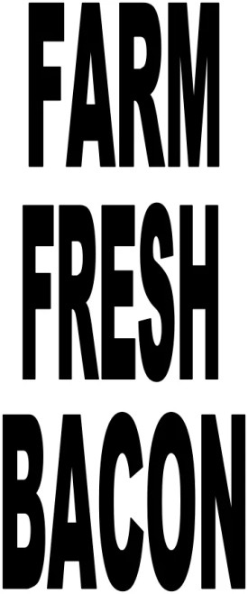 Farm Fresh Bacon