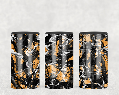 Orange Camo  Steel can hugger - optional speaker