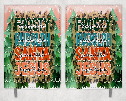 Christmas Printed 8 Inch  A-5 Journal