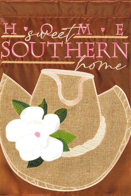 Flag Texas Hat Magnolia Burlap