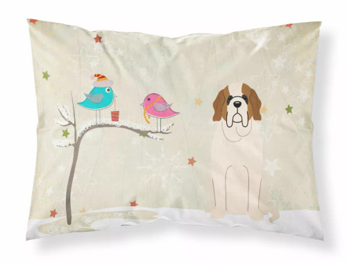 Christmas Presents between Friends Dog Fabric Standard Pillowcase - S000213B001695P069825V000