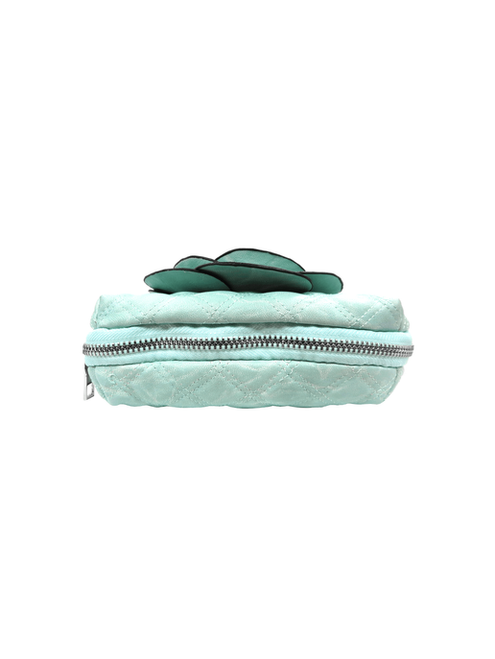 Light Blue Rose Clutch Bag