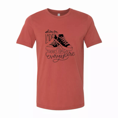 Put Your Shoes on Ladies T-Shirt - S000758B001631P000033V019