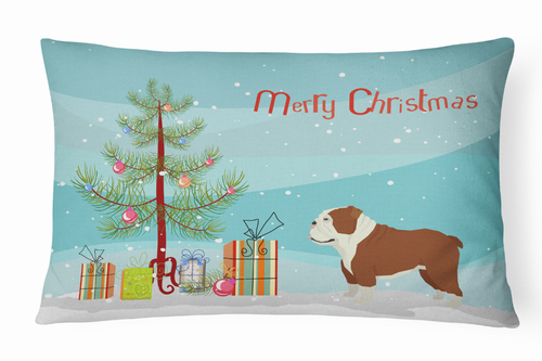 Christmas Tree Dog Art Canvas Fabric Decorative Pillow Style 2 - S000213B001695P001323V000