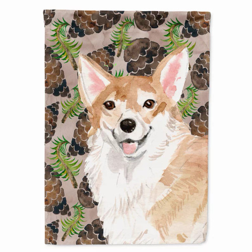 Cones/Dog Breed Themed Flag Canvas House Size - BB9589CHF
