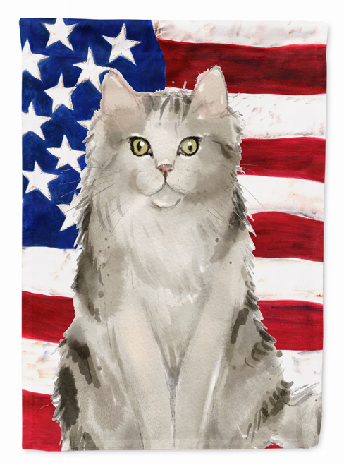Ragamuffin American Flag Flag Garden Size