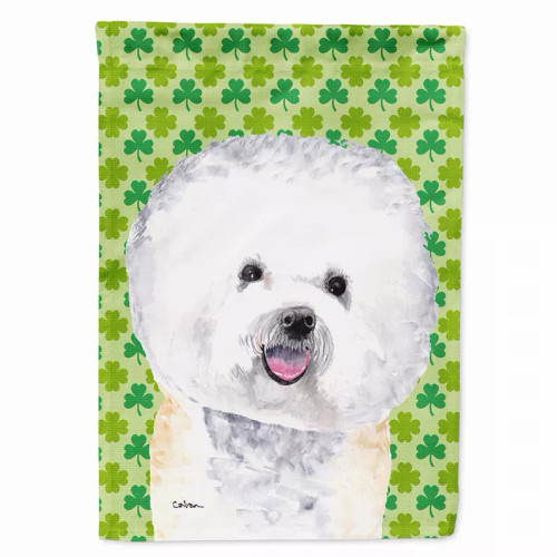 St. Patrick's Day Shamrock Dog Portrait Flag Garden Size - S000213B001695P120142V000