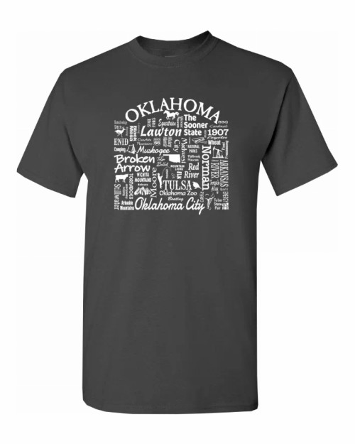 US State Destination Unisex T-shirt - Where Life Takes You (N-O) - S001839B002277P000016V936