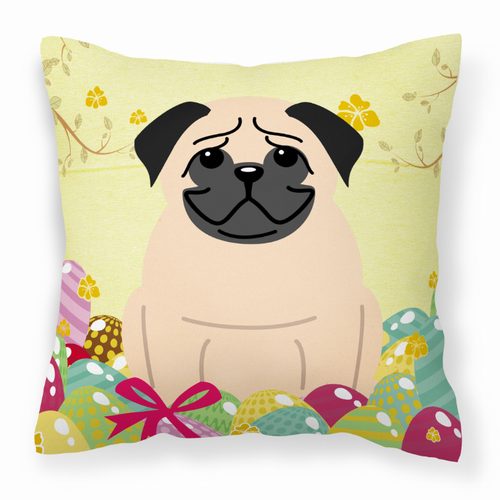 Easter Eggs Design Dog Art Fabric Decorative Pillow - S000213B001695P083199V000