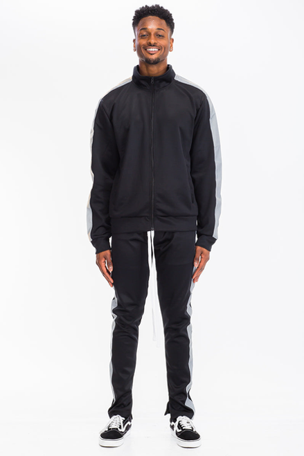 REFLECTIVE SINGLE STRIPE TRACK SET - SET123-BKREF-S-265 REFLECTIVE SINGLE STRIPE TRACK SET - SET123-BKREF-S-265