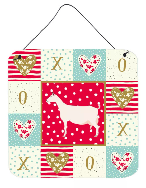 Saanen Goat Love Wall or Door Hanging Prints